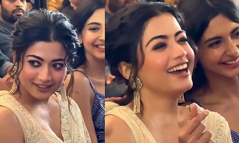 Rashmika Mandanna teaches Anand Deverakonda the 'Sooseki' hook-step- watch
