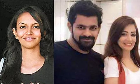 கொலையான கிரித்தி வியாஸ், குற்றவாளிகளான சித்தேஷ் தமங்கர், குஷி சாஜ்வானி.