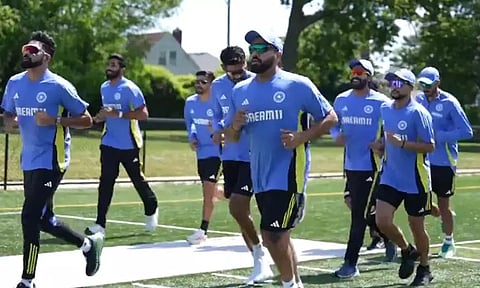 Image Grab On Video Posted By @BCCI 