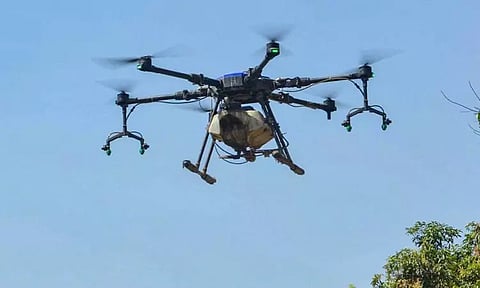 பாகிஸ்தானில் இருந்து அத்துமீறி நுழைந்த டிரோன்