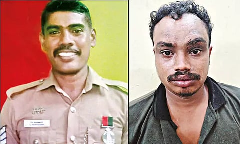 போலீஸ் ஏட்டுவை ஓட, ஓட விரட்டி வெட்டிய வாலிபர்கள்: தென்காசியில் பரபரப்பு