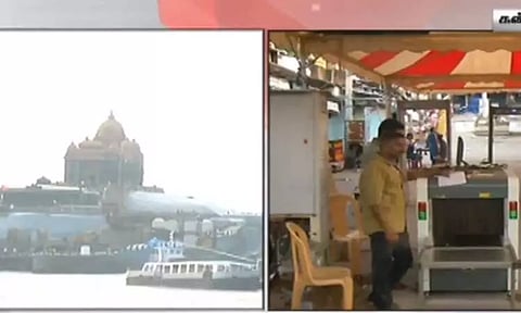 விவேகானந்தர் மண்டபம் செல்ல சுற்றுலா பயணிகளுக்கு அனுமதி