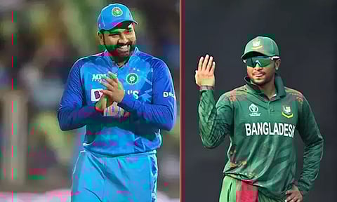 நானும் ரோகித்தும் மட்டுமே அந்த உலக சாதனையை படைத்துள்ளோம் - ஷகிப் அல் ஹசன் பெருமிதம்