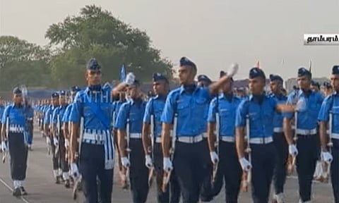 பயிற்சியை நிறைவு செய்த அக்னிவீர் வாயு வீரர்கள் - தாம்பரம் விமானப்படை தளத்தில் அணிவகுப்பு