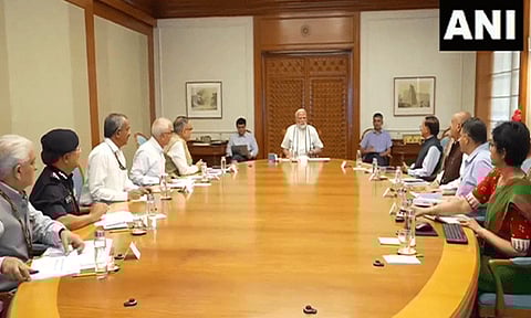 PM Modi Meeting to review storm hit North Eastern States