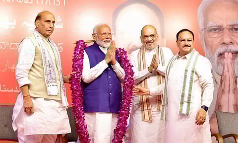 292 இடங்களில் வெற்றி: மத்தியில் கூட்டணி ஆட்சி அமைக்கிறது பா.ஜனதா