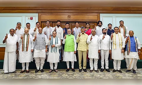 தேசிய ஜனநாயக கூட்டணி தலைவராக மோடி தேர்வு