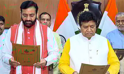 அரியானா முதல்-மந்திரி நயாப் சிங் சைனி எம்.எல்.ஏ.வாக பொறுப்பேற்பு