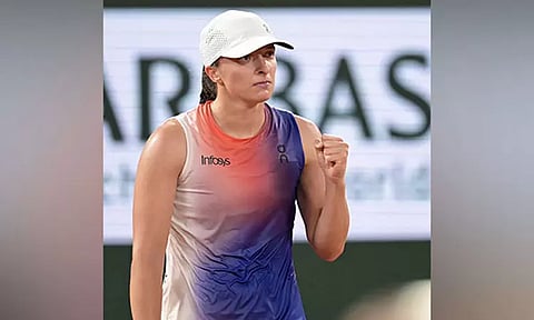 இகா ஸ்வியாடெக் (image courtesy: WTA twitter via ANI)  