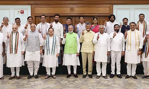 டெல்லியில் இன்று பா.ஜனதா கூட்டணி கட்சி எம்.பி.க்கள் கூட்டம்