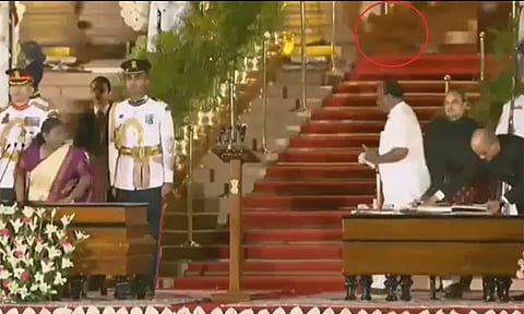 பிரதமர் மோடியின் பதவியேற்பு விழாவில் சிறுத்தை நடமாட்டம்? வைரல் வீடியோ