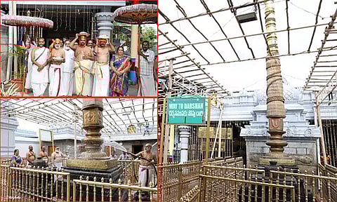 Alwar Tirumanjanam at Appalayagunta temple