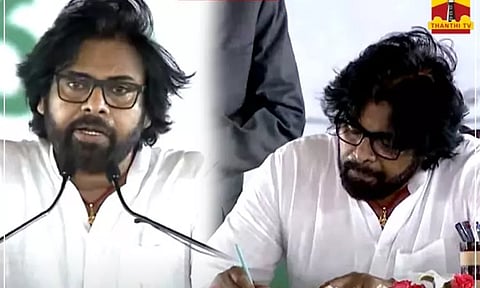 Pawan Kalyan, a minister in the 10 years since the party started