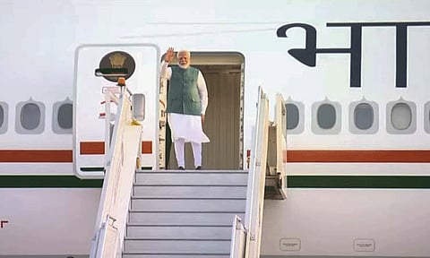 ஜி-7 நாடுகள் மாநாட்டில் பங்கேற்க இத்தாலி புறப்பட்டார் பிரதமர் மோடி