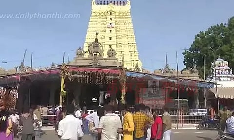 விபீஷணர் பட்டாபிஷேக நிகழ்ச்சி: ராமேசுவரம் கோவிலில் நாளை தரிசன அனுமதி இல்லை