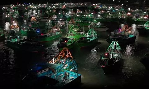 மீன்பிடி தடைக்காலம் நிறைவு - கடலுக்குச் சென்ற மீனவர்கள்