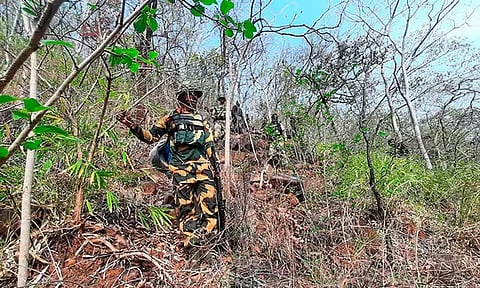 சத்தீஸ்கரில் பாதுகாப்பு படையினரால் நக்சலைட்டுகள் 8 பேர் சுட்டுக்கொலை