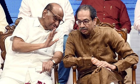 No taking back rebels Uddhav Thackeray Sharad Pawar