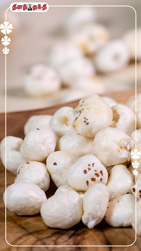 தாமரை விதை (மக்கானா) சாப்பிடுவதால் ஏற்படும் நன்மைகள்..!