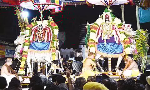 Nellaiappar Temple Aani Festival Rishaba Vahana seva