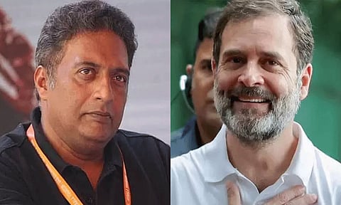 'மதசார்பற்ற இந்தியாவிற்கான உங்கள் போராட்டம் தொடரட்டும்' - ராகுல் காந்திக்கு பிரகாஷ் ராஜ் பிறந்தநாள் வாழ்த்து