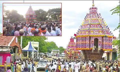 18 ஆண்டுகளுக்கு பிறகு விமரிசையாக நடைபெறும் கண்டதேவி கோவில் தேரோட்டம்