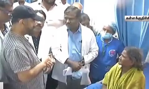 விஷ சாராயத்தால் பாதிக்கப்பட்டவர்களுக்கு கமல்ஹாசன் நேரில் ஆறுதல்