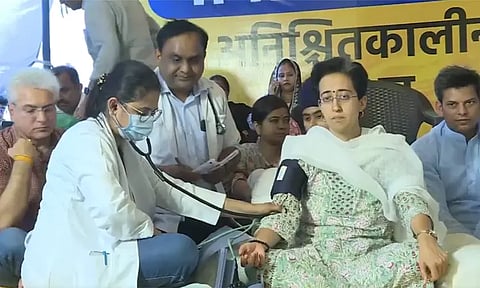 Delhi Minister Atishi Hunger Strike