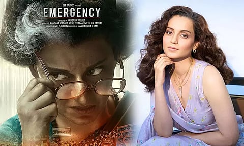 On 49th anniversary, Kangana unveils poster for 'Emergency'