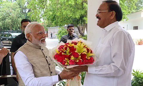 PM Modi meets Venkaiah Naidu
