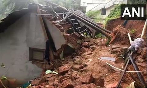 wall collapses in Mangaluru