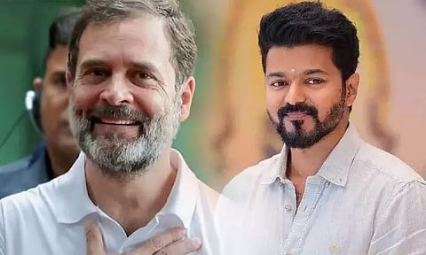 தமிழக வெற்றிக் கழக தலைவர் விஜய்க்கு நன்றி தெரிவித்த ராகுல் காந்தி