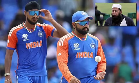 இந்திய பவுலர்கள் பந்தை சேதப்படுத்தியதாக இன்ஜமாம் குற்றச்சாட்டு; தக்க பதிலடி தந்த ரோகித் சர்மா