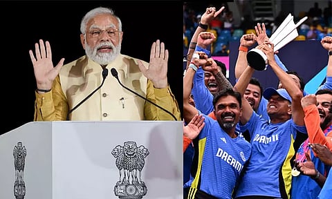 உலகக்கோப்பையை ராகுல் டிராவிட் கையில் ஏந்துவதை பார்ப்பதில் மகிழ்ச்சி - பிரதமர் மோடி