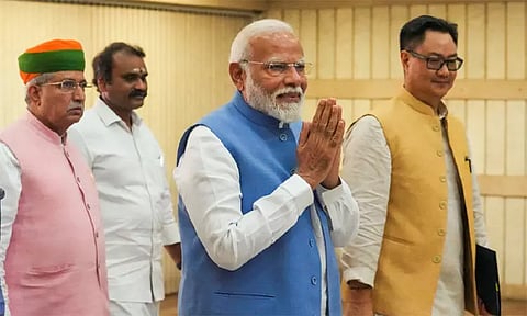 டெல்லியில் தேசிய ஜனநாயக கூட்டணி எம்.பி.க்கள் கூட்டம் தொடங்கியது