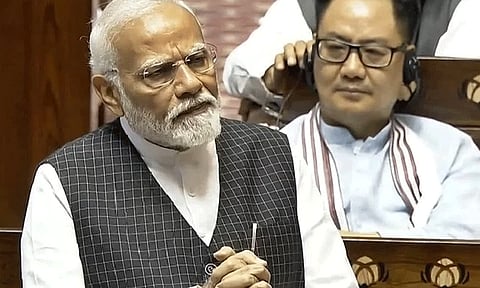 அடுத்த 5 ஆண்டுகளில் வறுமையை ஒழிக்க தீவிரமாக பாடுபடுவோம் - நாடாளுமன்றத்தில் பிரதமர் மோடி பேச்சு