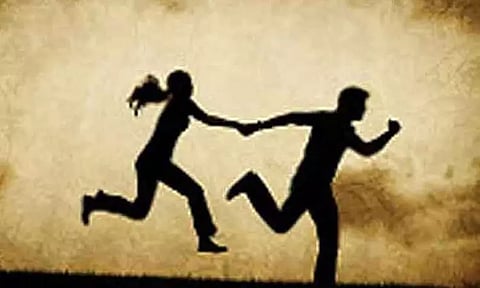 விருந்துக்கு சென்ற இடத்தில் விரக்தி: கணவரை தவிக்க விட்டு காதலனுடன் புதுப்பெண் ஓட்டம்