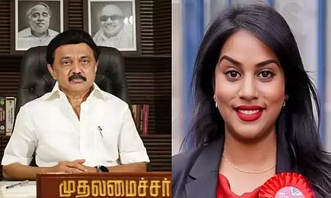 பிரிட்டன் எம்.பி.யான முதல் தமிழ்ப் பெண் உமா குமரனுக்கு முதல்-அமைச்சர் மு.க.ஸ்டாலின் வாழ்த்து