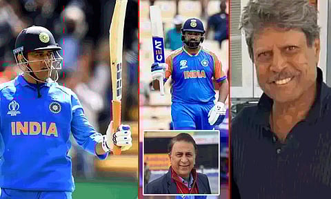 கபில்தேவ், எம்.எஸ்.தோனியுடன் ரோகித் சர்மாவும் இணைந்து விட்டார் - கவாஸ்கர் பாராட்டு