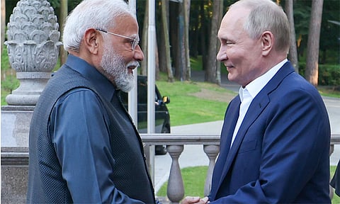 ரஷிய அதிபர் புதினுடன் பிரதமர் மோடி இன்று பேச்சுவார்த்தை