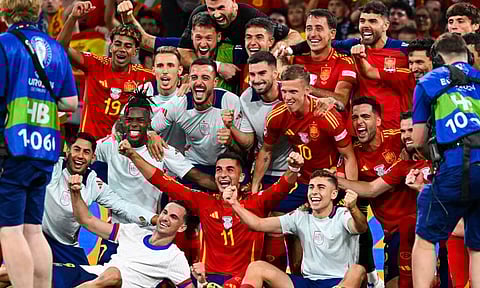 ஐரோப்பிய கால்பந்து சாம்பியன்ஷிப்: பிரான்சை வீழ்த்தி இறுதிப்போட்டிக்குள் நுழைந்த ஸ்பெயின்