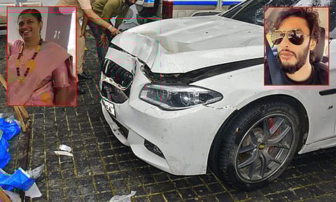 சொகுசு கார் மோதி பெண் பலியான வழக்கு: தலைமறைவான சிவசேனா தலைவரின் மகன் பிடிபட்டது எப்படி..?