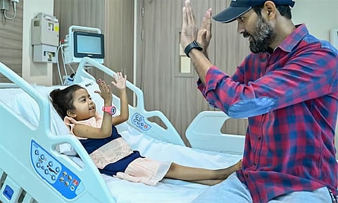 Father donated liver and saves daughter’s life
