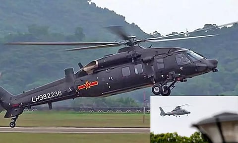 பயிற்சியில் ஈடுபட்டுக்கொண்டிருந்த ராணுவ ஹெலிகாப்டர் மாயம் - தேடும் பணி தீவிரம்