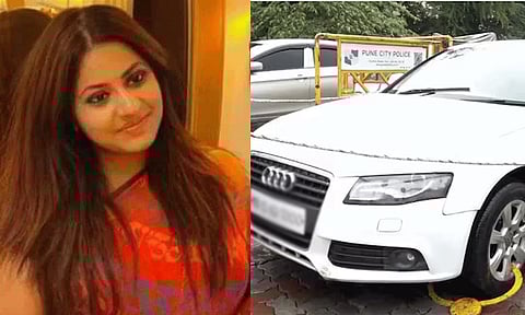 சர்ச்சையில் சிக்கிய பெண் ஐ.ஏ.எஸ். அதிகாரியின் கார் பறிமுதல்