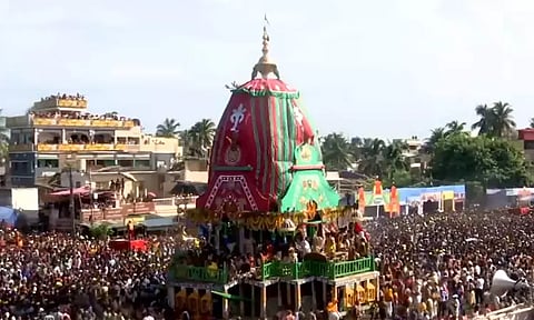 Lord Jagannath's return car festival begins