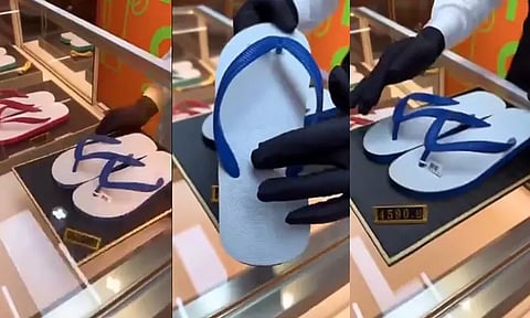 சவுதி அரேபியாவில்... ஒரு ஜோடி செருப்பின் விலை ரூ.1 லட்சம்; அப்படி என்ன உள்ளது..?