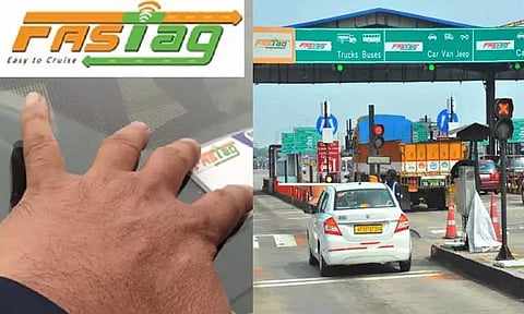 வாகனங்களின் முன் கண்ணாடியில் 'பாஸ்டேக்' ஸ்டிக்கர் ஒட்டாவிட்டால் 2 மடங்கு கட்டணம்