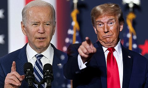 அமெரிக்க அதிபர் தேர்தலில் போட்டியிட தகுதியற்றவர் ஜோ பைடன்: டிரம்ப் கடும் தாக்கு