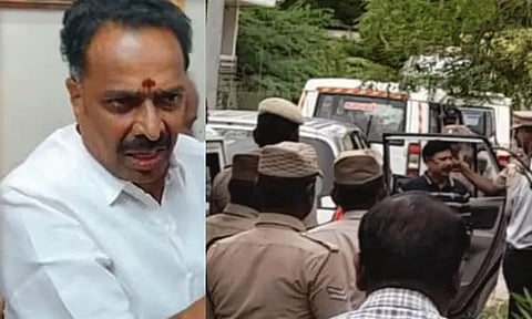 நில மோசடி வழக்கு: எம்.ஆர்.விஜயபாஸ்கர் நீதிமன்றத்தில் ஆஜர்